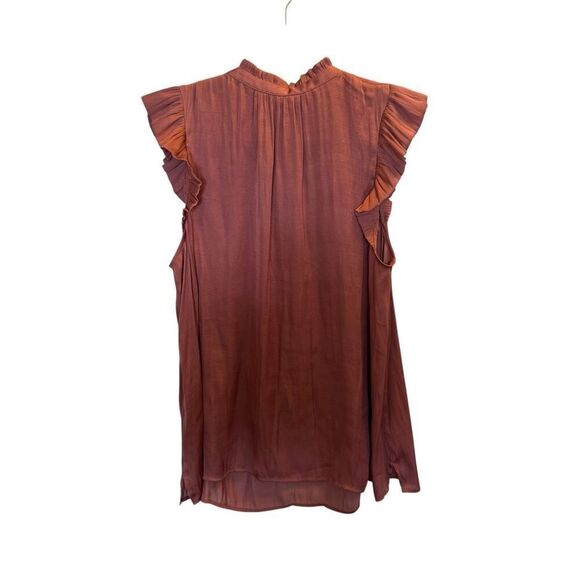 Banana Republic pink short sleeve blouse size medium - Picture 2 of 3